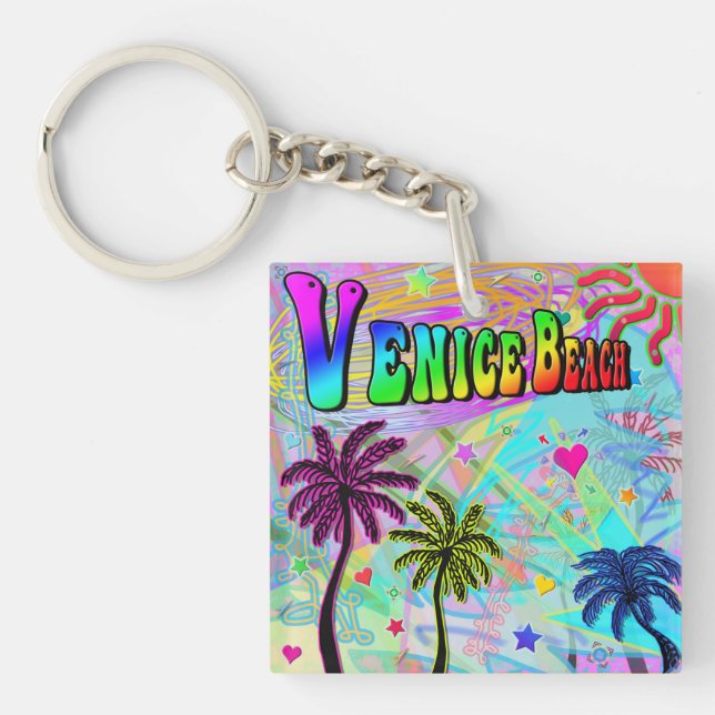 Llavero Venecia Beach Vivid Romance Keychain (Frente)