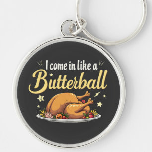 Llavero Vengo como un día de acción de gracias de Butterba