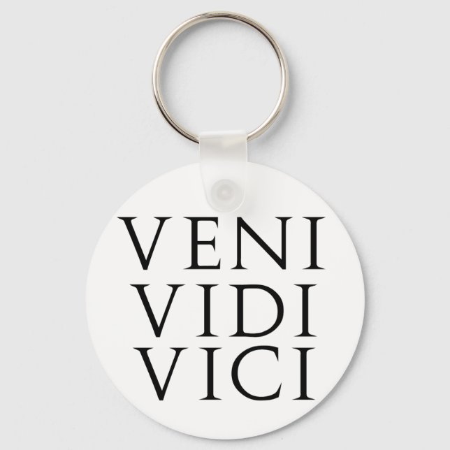 Llavero Veni Vidi Vici (Anverso)