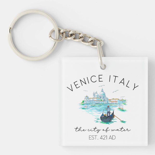 Llavero Venice Italy Vacation Souvenir (Frente)