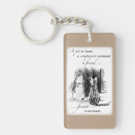 Llavero Ventana Mirando al Perro y al Gato, Simpatía Masco