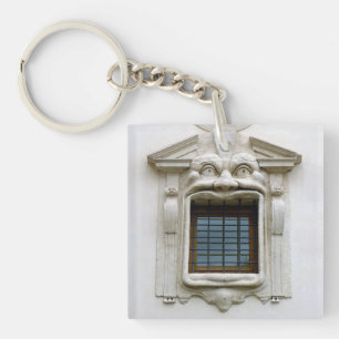 Llavero Ventana y puerta de Mascherone. Roma, IT - cadena 