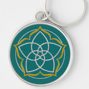 Llavero VENUS FLOWER / Venusblume Loto PLATA ORO