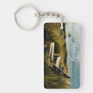 Llavero "Veo belleza" Motivación Afirmación