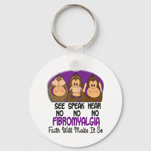 Llavero Ver Escuchar No Fibromialgia 1