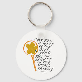 Llavero Ver la luz en las pequeñas cosas Inspiradoras T