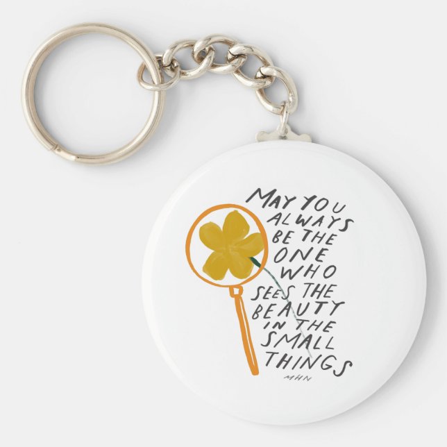 Llavero Ver la luz en las pequeñas cosas Inspiradoras T (Frente)