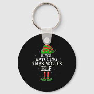 Llavero Ver Maratones de Películas de Navidad Elfo Familia