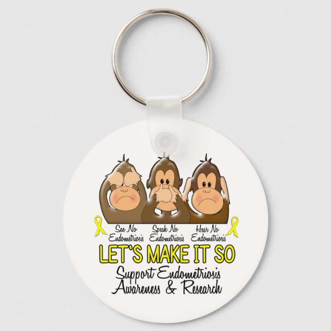 Llavero Ver Oído No Endometriosis 2 (Anverso)