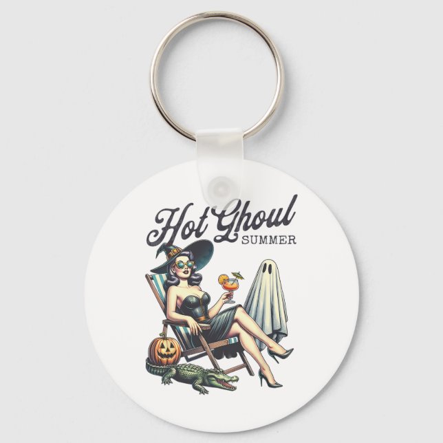 Llavero Verano caliente Guillermo Spooky Boo Beach Hallowe (Anverso)