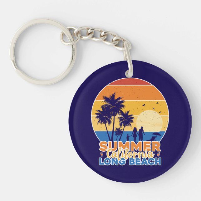 Llavero Verano California Long Beach-66594 (Frente)
