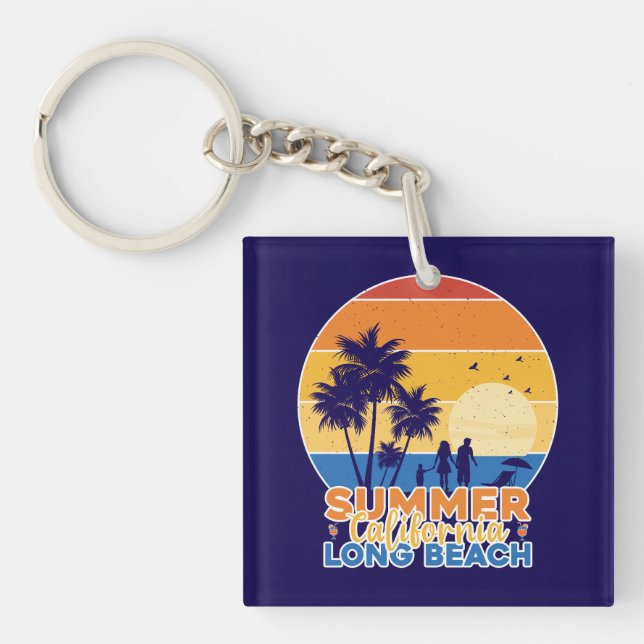 Llavero Verano California Long Beach-66594 (Frente)