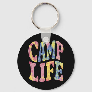 Llavero Verano de camping Chicas Campamento de vida Tie-Di