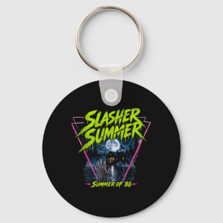 Llavero Verano de los 80 vintage Halloween divertido Slash