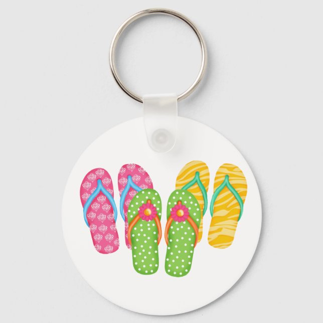 Llavero Verano Flip Flops (Anverso)