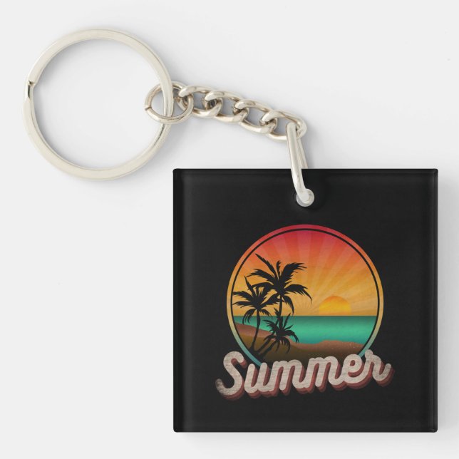 LLAVERO VERANO PLAYA VINTAGE (Frente)