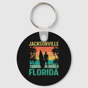Llavero Verano Surf Vintage Florida Jacksonville Playa Sur