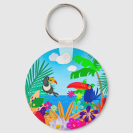 Llavero Verano tropical