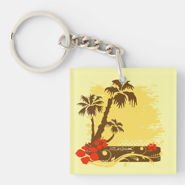 Llavero Verano tropical (Frente)