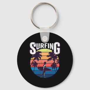 Llavero Verano Vintage Surf Surfing Surfistas Playa Palma