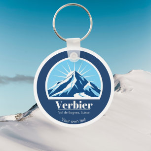 Llavero Verbier Val de Bagnes Suisse USA recuerdo de regal