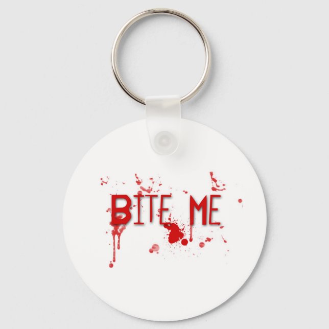 Llavero Verdadera sangre "Bite Me" (Anverso)
