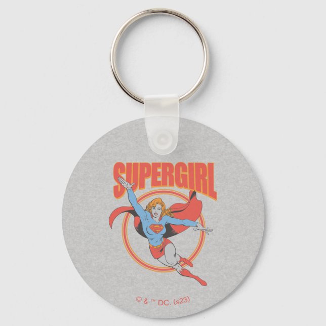 Llavero Verdadera Superchica Vintage Flying Graphic (Anverso)