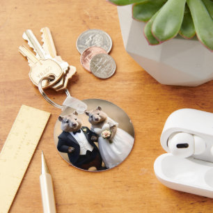 Llavero "Verdadero Amor En Australia: Wombats Que Amarran 