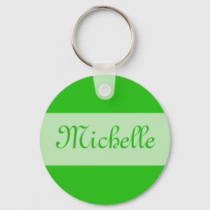 Llavero verde Añadir tu nombre