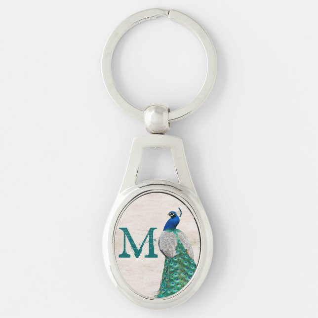 Llavero verde azulado de Vint de la turquesa de la (Anverso)