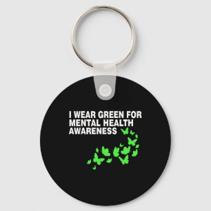 Llavero Verde En Mayo Mes De Concienciación Sobre La Salud