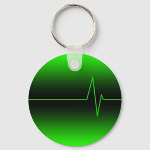 Llavero Verde negro EKG