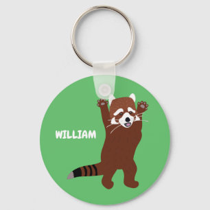 Llavero Verde personalizado Personalizado permanente panda
