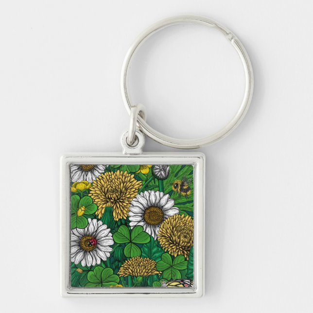 Llavero Verde primavera (Frente)