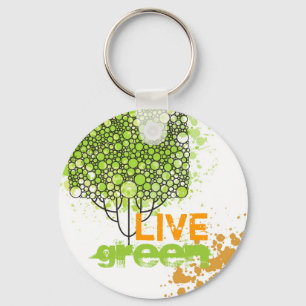 Llavero Verde vivo
