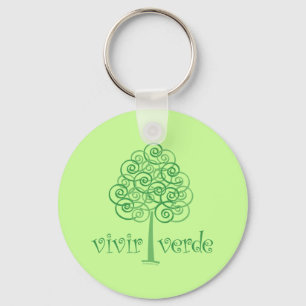 Llavero Verde vivo