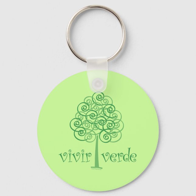Llavero Verde vivo (Anverso)