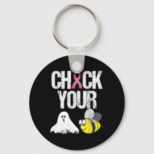Llavero Verifica tu Boo Abejas Diversión Cáncer de Mama Ha