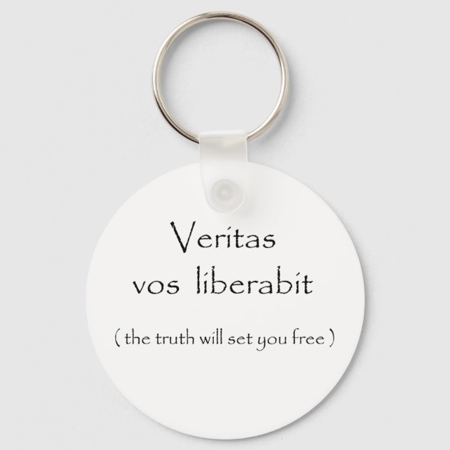 Llavero Veritas liberabit-keychain (Anverso)