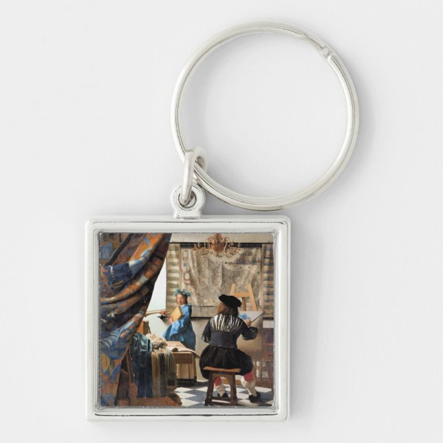 Llavero Vermeer - El Arte de Pintar (Frente)