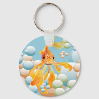 Llavero VerMillón De Peces De Oro En El Agua Pastel De Bur