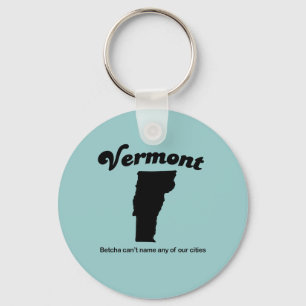 Llavero Vermont - Betcha no puede nombrar nuestras ciudade