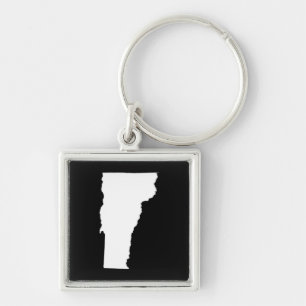 Llavero Vermont en blanco y negro