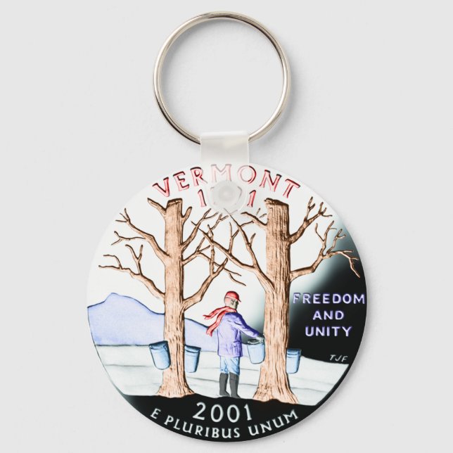 Llavero Vermont Keychain (Anverso)