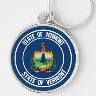 Llavero Vermont Round Emblem