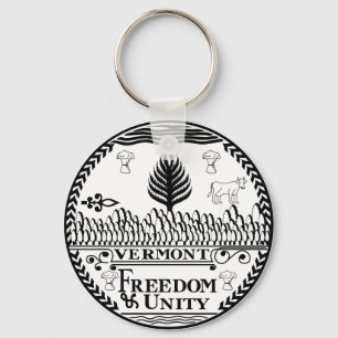 Llavero Vermont State Seal Keychain