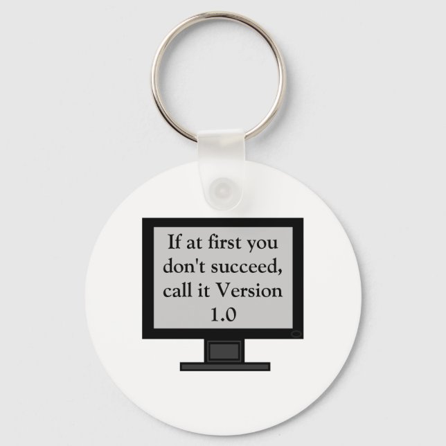 Llavero Versión 1.0 Keychain (Anverso)