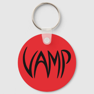 Llavero Versión de texto Vamp (rojo/negro)