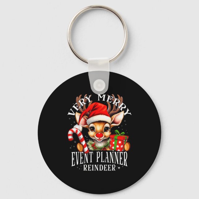 Llavero Very Merry Event Planner Reindeer Matching Christm (Anverso)