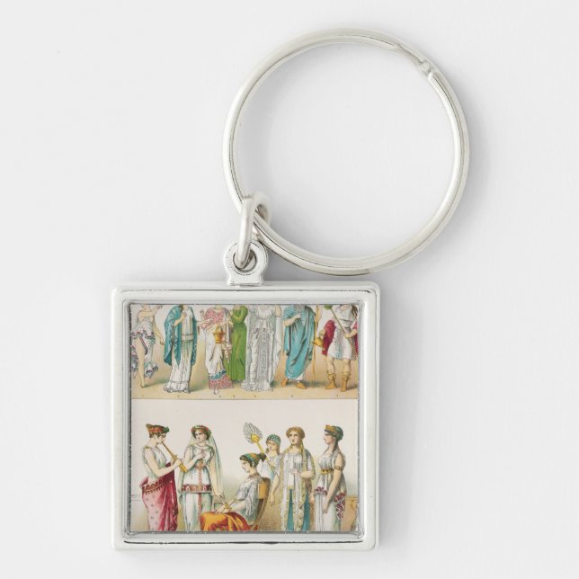 Llavero Vestido de teatro griego (Frente)